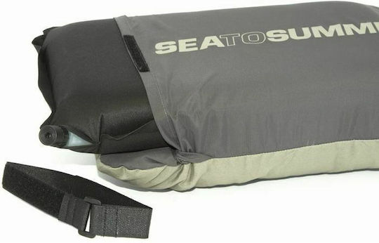 Sea to Summit Luxury Φουσκωτό Μαξιλαράκι Ταξιδίου Μαξιλαράκι Τετράγωνο Πολυεστερικό Γκρι