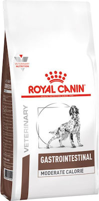 Royal Canin Veterinary Gastrointestinal Moderate Calorie Diet Dry Dog Food for All Breeds with Corn, Poultry and Rice 14kg