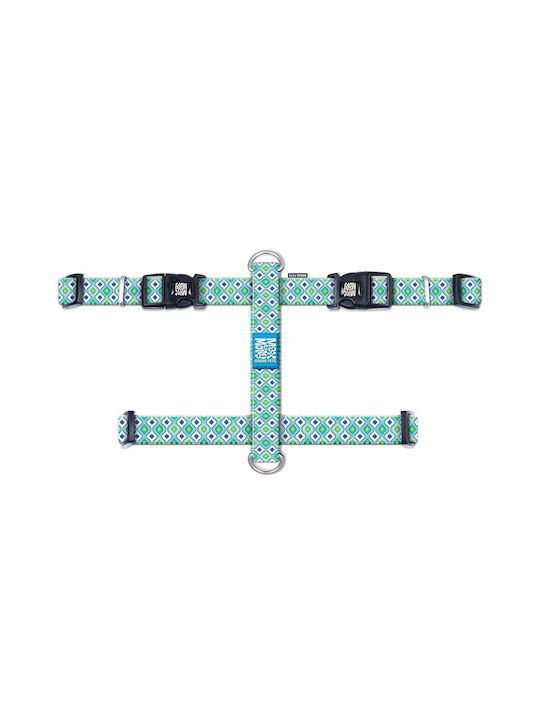 Max & Molly Dog Harness Max Molly Retro Blue Blue Small 15mm x 41-52cm ΜΜ01156
