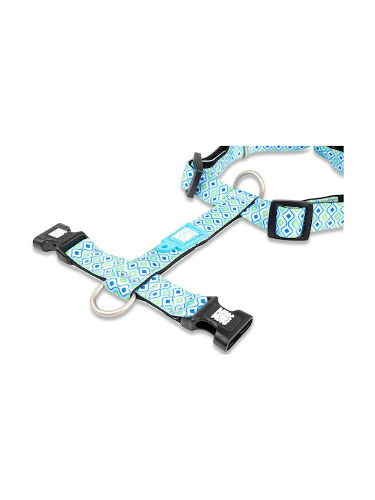 Max & Molly Dog Harness Max Molly Retro Blue Blue Small 15mm x 41-52cm ΜΜ01156