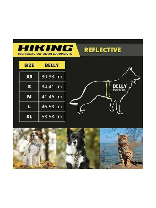 Croci Hundegeschirr Weste Hiking Harness Reflective Rot Groß 46-53cm C5081163