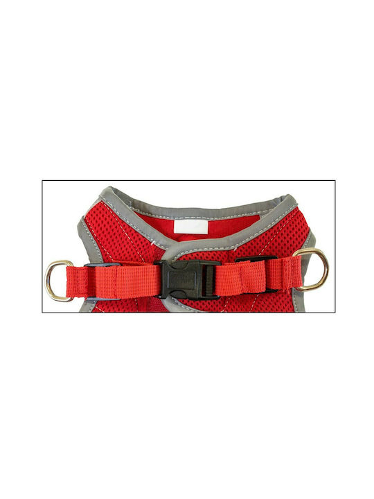 Croci Hundegeschirr Weste Hiking Harness Reflective Rot Groß 46-53cm C5081163