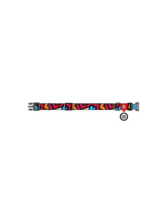 WauDog Graffiti Plastic Hundehalsband 23 - 35cm