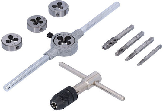 Suki Set of Taper and Die with Tap Wrench 10pcs 1800866