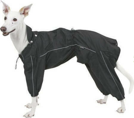 Kerbl Manchester Hundemantel Wasserdicht Schwarz mit Rückenlänge 50 cm.