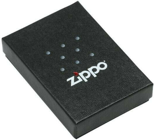 Zippo Slim Windproof Flame Lighter in Black Color