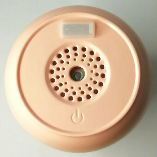 Andowl Q-A240 3 in 1 rechargeable humidifier with LED light and mini fan Humidifier in Pink Color Q-A240