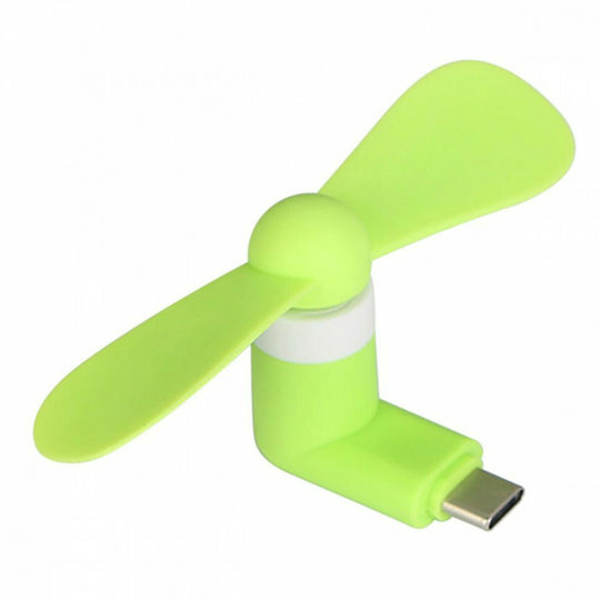 Ezra USB Phone Fan Green HF-08 Type-C 81001JKL20GN