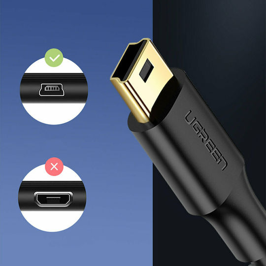 Ugreen 0.5m USB 2.0 Cable A-Male to mini B-Male (10354)