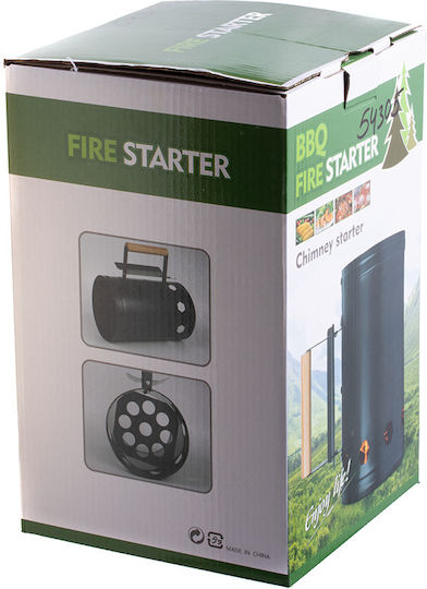 Hobbi Chimney Starter for Charcoal Grill 17x28cm