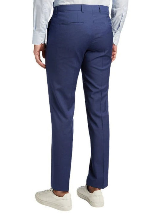 Hugo Boss GetlinΜ204Χ Herrenhose Anzughose Elastisch in Slim Passform Marineblau