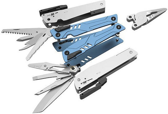 NexTool Multitool Nextool Multifunktionswerkzeug Überleben Blau in Hülle