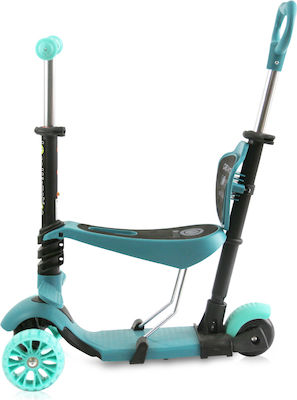 Lorelli Kinderroller Draxter Plus 3-Rad mit Sitz für 3+ Jahre Türkis