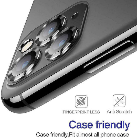 Lens Protector Protecție Cameră Tempered Glass Negru pentru iPhone 11 Pro / 11 Pro Max