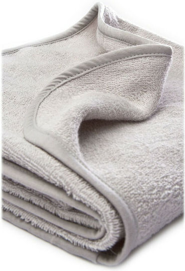 Sensillo Baby Hooded Bath Towel Gray 100x100cm