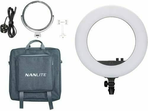 Nanlite NL-HL18 Ring Light 45.6cm 2700 - 6500K with Mobile Phone Holder