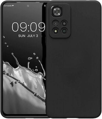 KWmobile Rubberized Back Cover Σιλικόνης Black Matte (Redmi Note 11 Pro+ 5G)