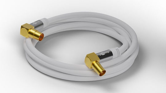 Goobay Antenna Cable Coax male - Coax female 1m (70411)