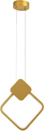 GloboStar Mary Gold LED Ceiling Light with Adjustable White Light 20x28.5cm
