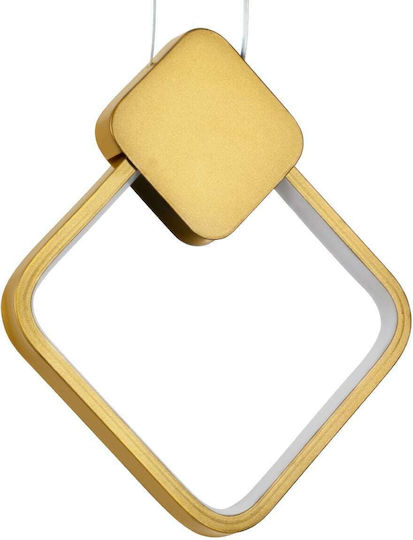 GloboStar Mary Gold LED Ceiling Light with Adjustable White Light 20x28.5cm