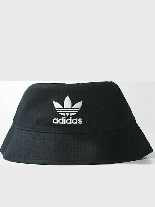 adidas Trefoil Fabric Men's Hat Bucket Style Black / White