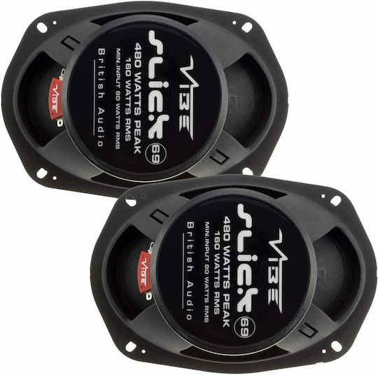 Vibe Set Auto-Lautsprecher SLICK 693-V7 6x9" mit 160W RMS (3 Weg)