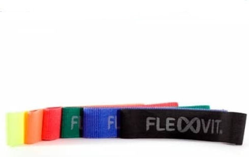 FlexVit Mini Mini Resistance Band Loop Very Hard Blue 0.3m