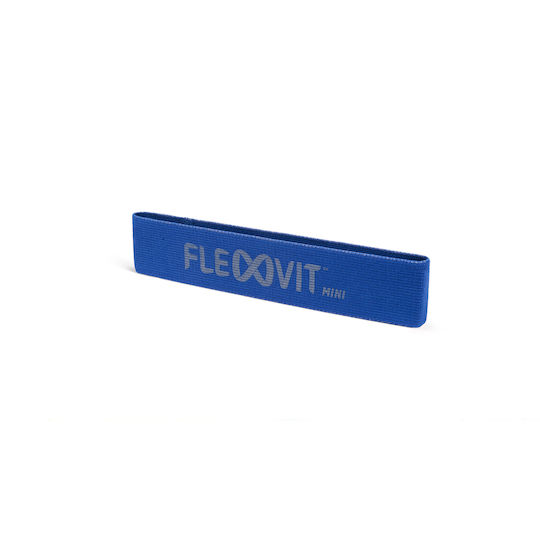 FlexVit Mini Mini Resistance Band Loop Very Hard Blue 0.3m