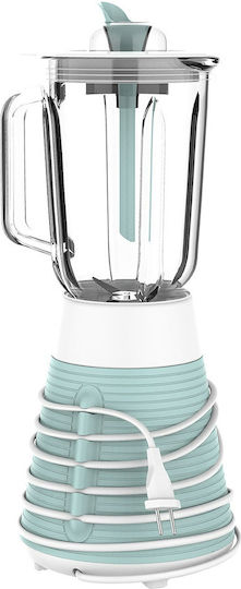 Tesla Delight Collection Mixer mit Glas Kanäta 1,5 l 500W Türkis