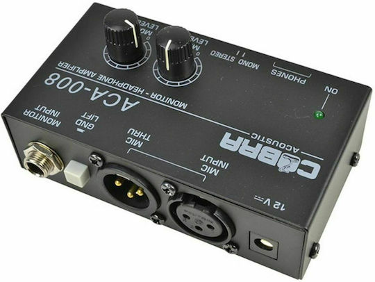 Cobra ACA-008 Schreibtisch Analog Kopfhörerverstärker 2 Kanäle mit Jack 3.5mm/6.3mm