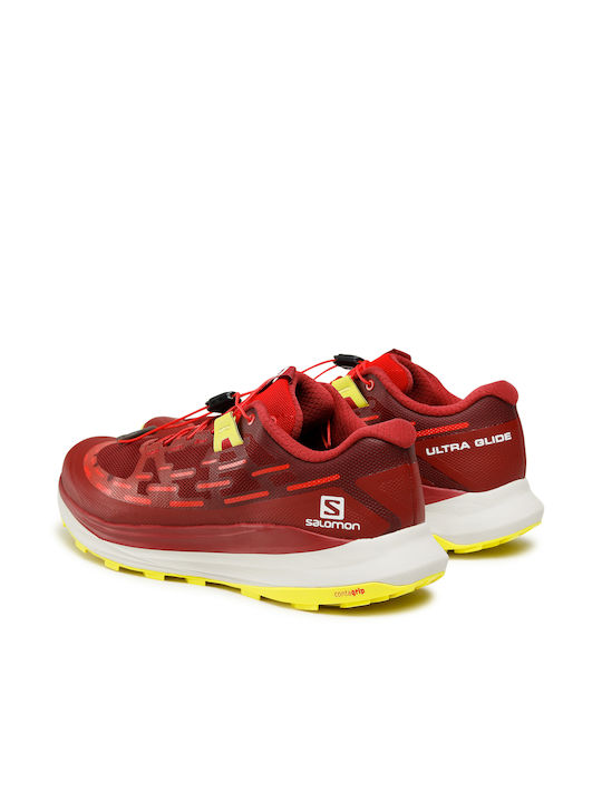 Ultra Glide Herren Sportschuhe Trail Running Rot