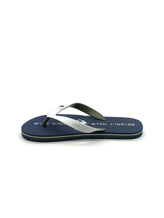 Beverly Hills Polo Club Women's Flip Flops White