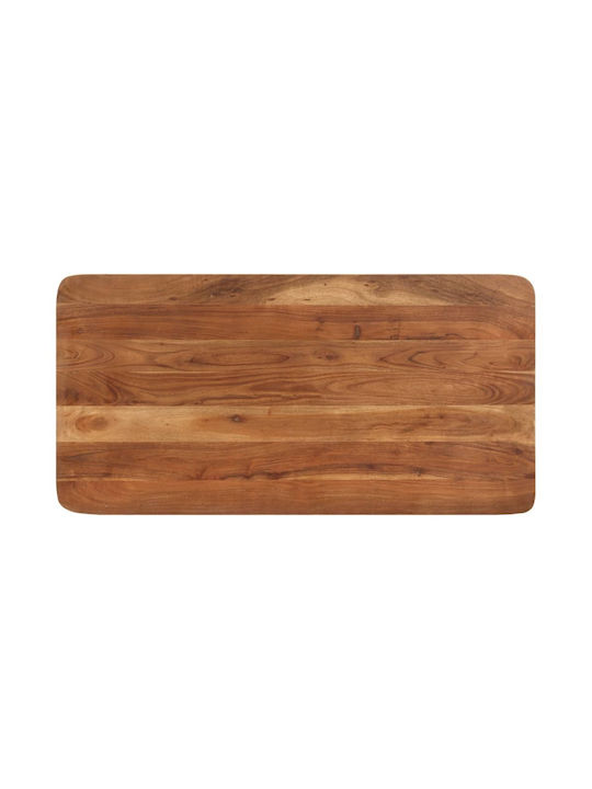 Table Bar from Solid Wood Natural 110x55x106cm