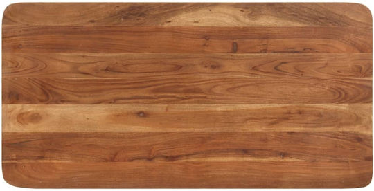 Table Bar from Solid Wood Natural 110x55x106cm