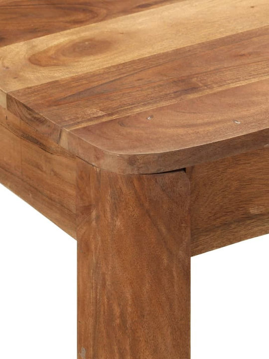 Table Bar from Solid Wood Natural 110x55x106cm