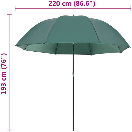 vidaXL Umbrelă de pescuit