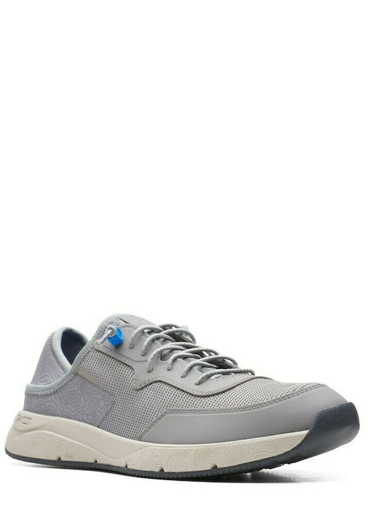 Clarks Davis Low Herren Sneakers Gray