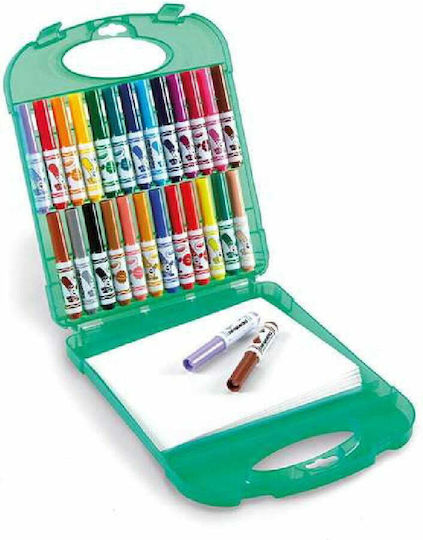Crayola Washable Markers Case Lavabili Markere de Desen Set 65buc