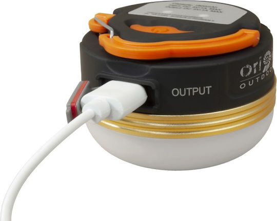 Origin Outdoors Wiederaufladbar LED Sicherheitsleuchte Punkt mit Batteriebetrieben und Lichtsensor 1Stück