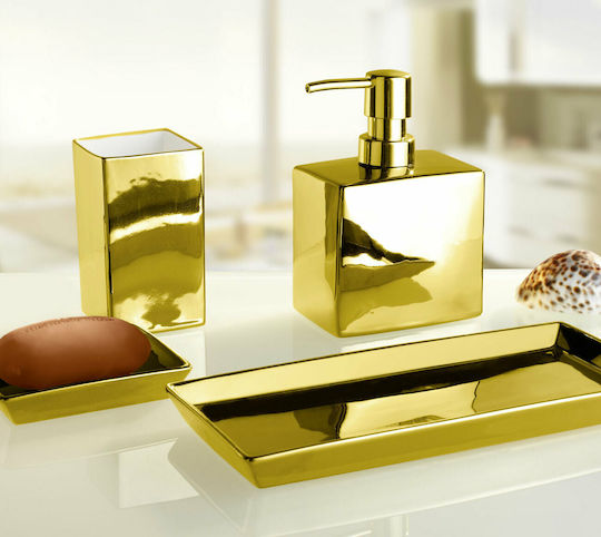 Kleine Wolke Επιτραπέζια Σαπουνοθήκη Glamour Χρυσή Gold