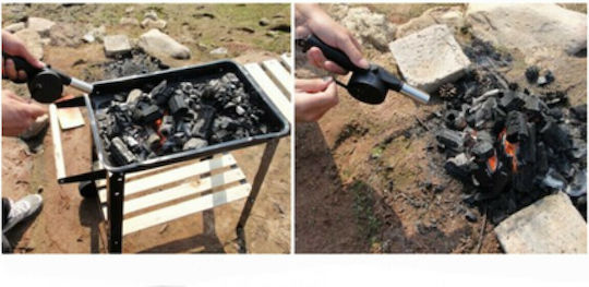 Manual Air Gun with Hand Crank for Barbeque