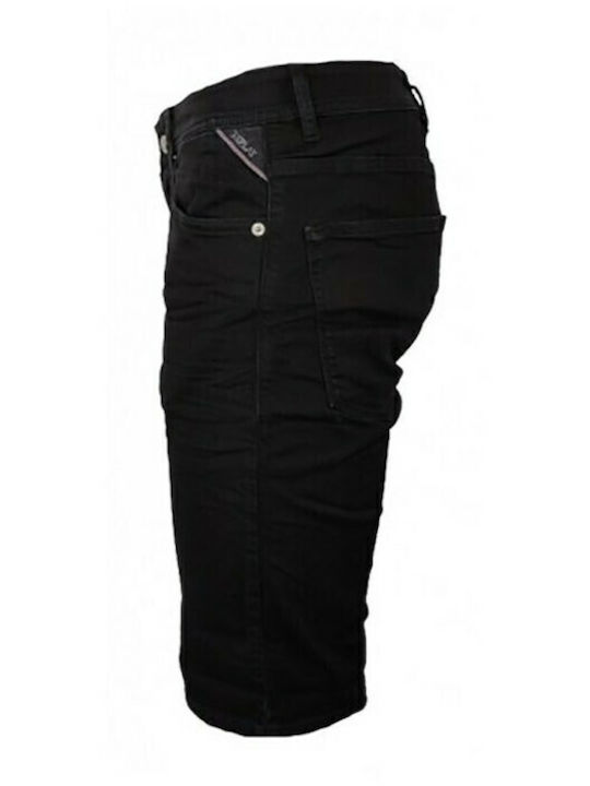 Herrenshorts Jeans Schwarz