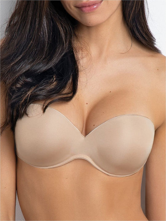 Bra with Light Padding Underwire Beige