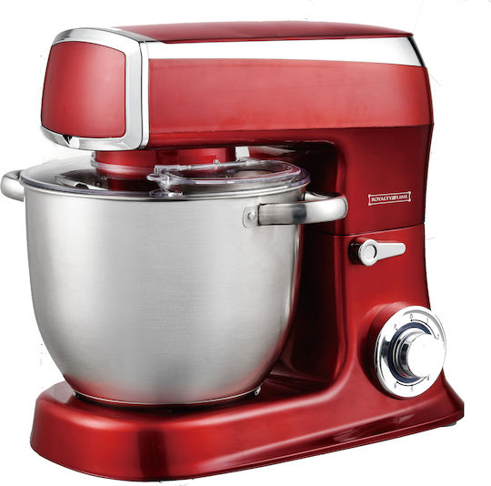 Royalty Line RL-PKM-2100 Stand Mixer 2100W with Stainless Mixing Bowl 7.5lt Silver