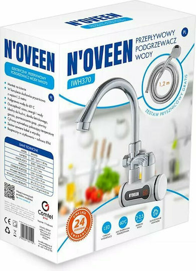N'Oveen Electric Single-Phase Instant Heater Tap for Kitchen 3.6kW