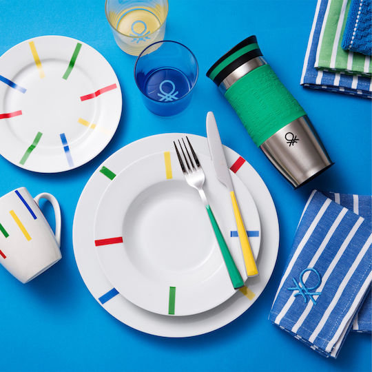 Benetton Πετσέτα Κουζίνας από 100% Βαμβάκι σε Μπλε Χρώμα 50x70cm 3τμχ Benetton Πετσέτα Κουζίνας από 100% Βαμβάκι σε Μπλε Χρώμα 50x70cm 3τμχ