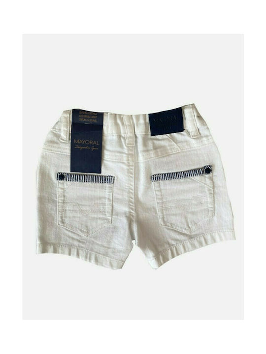 Mayoral Kinder Shorts/Bermudas Denim Weiß