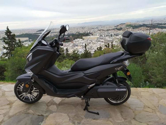 Tiger Elektroroller Leistung 7000W mit Höchstgeschwindigkeit 108km/h Reichweite 250km Gray Farbe