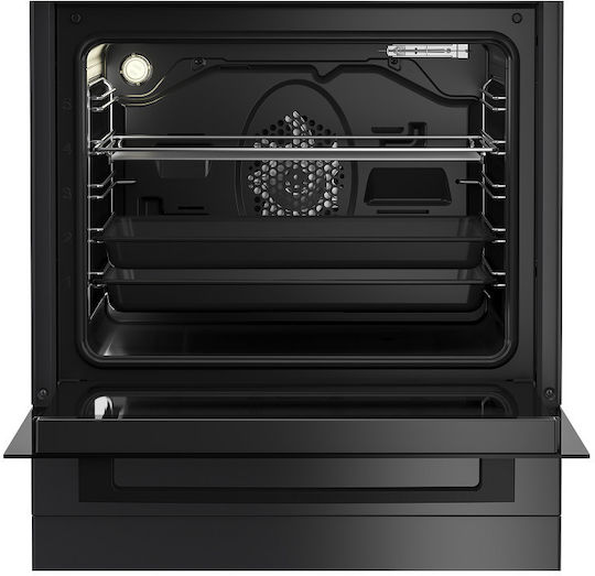 Beko Κουζίνα 72lt με Εμαγιέ Εστίες Π60εκ. Μαύρη