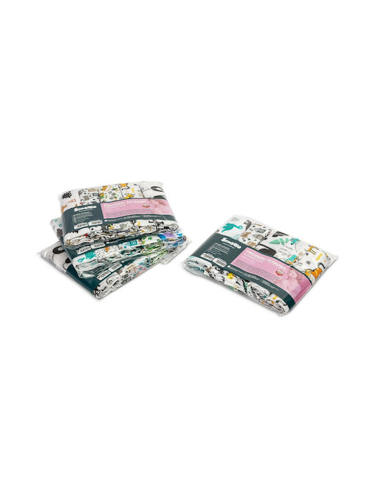 Sensillo Multicolour Swaddle Blanket 70x80cm 5 Pieces